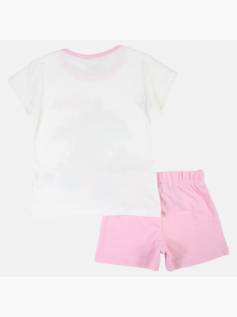 Disney - Ensemble t-shirt manches courtes et short enfant à imprimé Blanc - Kiabi