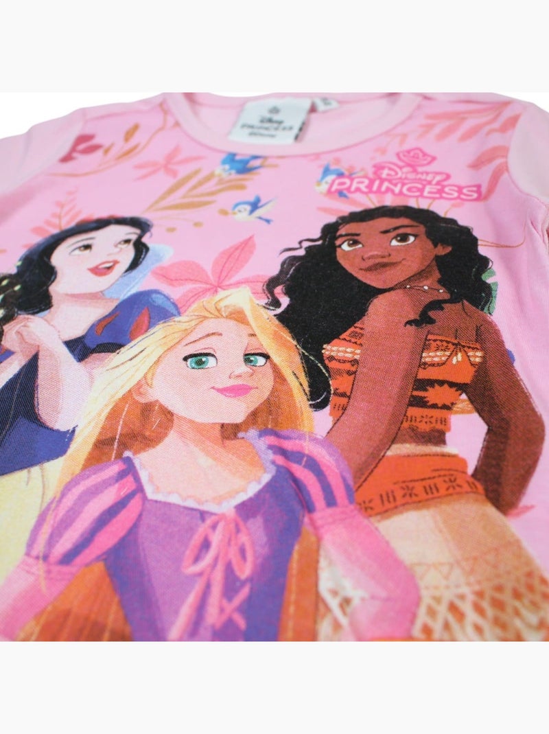 Disney - Ensemble t-shirt manches courtes et short enfant à imprimé Rose - Kiabi
