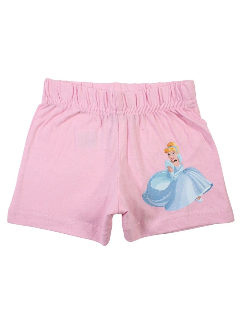Disney - Ensemble t-shirt manches courtes et short enfant à imprimé Rose - Kiabi