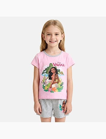 Disney - Ensemble t-shirt manches courtes et short enfant à imprimé