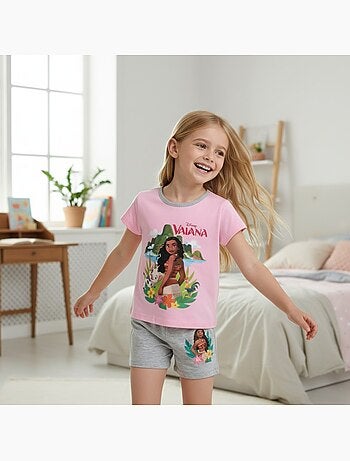 Disney - Ensemble t-shirt manches courtes et short enfant à imprimé
