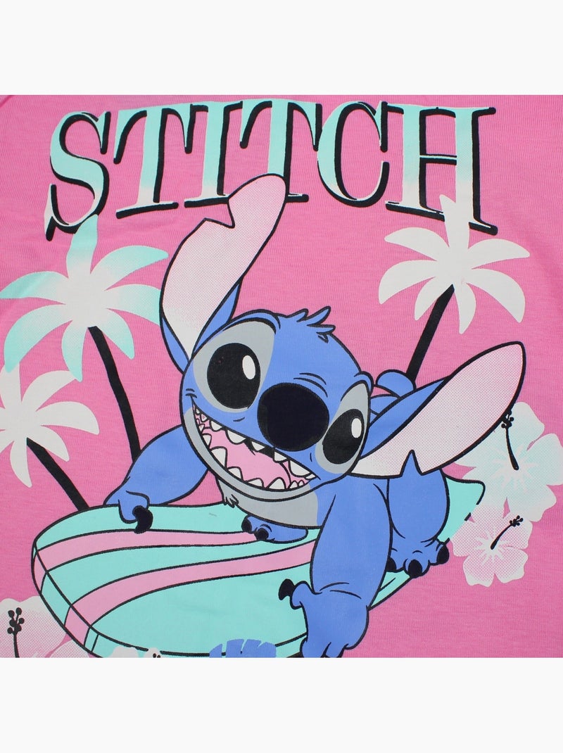 Disney - Ensemble T-shirt personnage et short à motif Rose - Kiabi