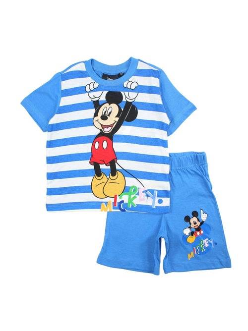 Disney - ensemble t-shirt rayé et short imprimés - Kiabi