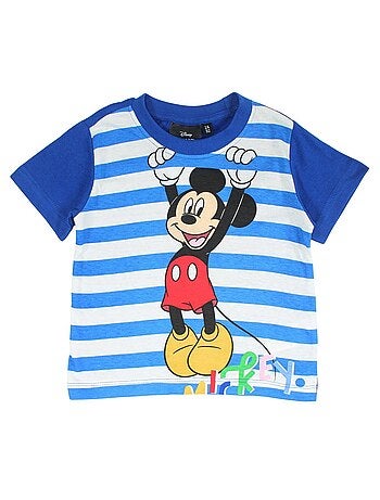 Disney - ensemble t-shirt rayé et short imprimés