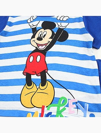 Disney - ensemble t-shirt rayé et short imprimés