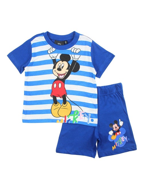 Disney - ensemble t-shirt rayé et short imprimés - Kiabi