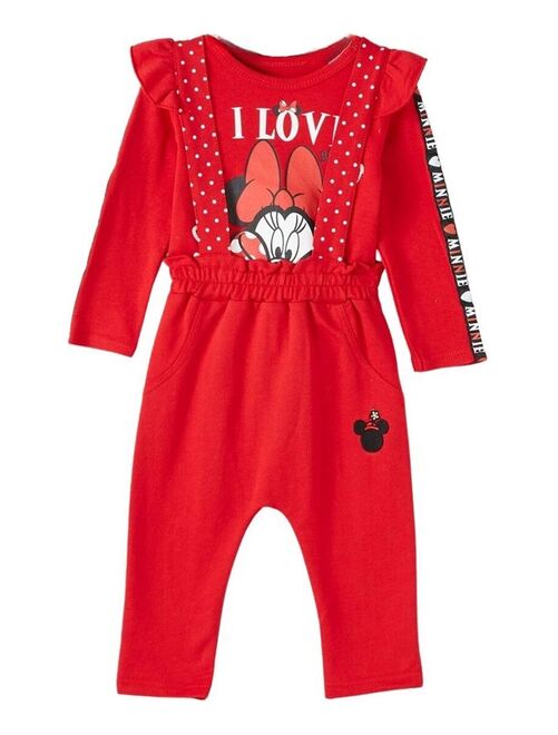 Disney - Ensemble ​​T-shirt salopette bébé garçon Imprimé Minnie - Kiabi