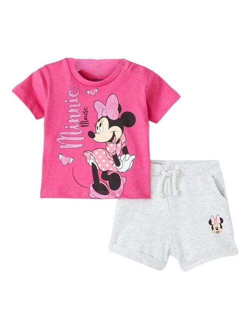 Disney - Ensemble ​​T-shirt short bébé fille Imprimé Minnie - Kiabi