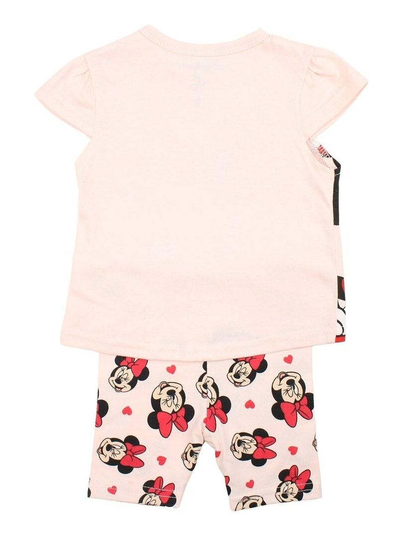 Ensemble Tee-shirt + Short Minnie Disney - Taille 5 Ans (110 Cm) - Neuf Avec étiquettes