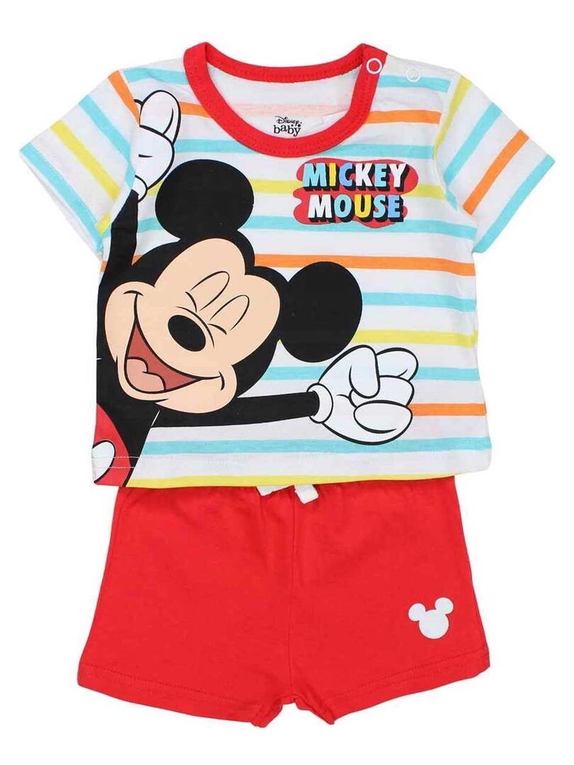Disney - Ensemble ​​T-shirt short bébé garçon Imprimé Mickey