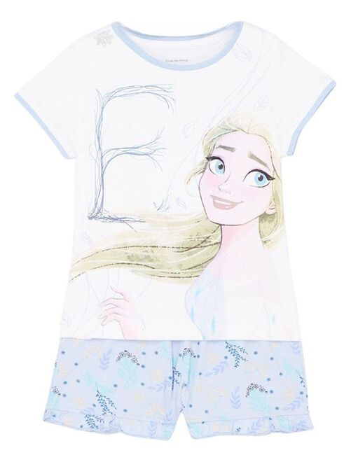 Disney - Ensemble ​​T-shirt short fille Imprimé La Reine Des Neiges - Kiabi