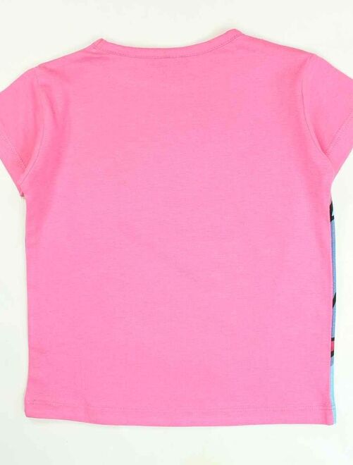 Ensemble T-Shirt avec Short Stitch Disney Couleur Rose Taille 3