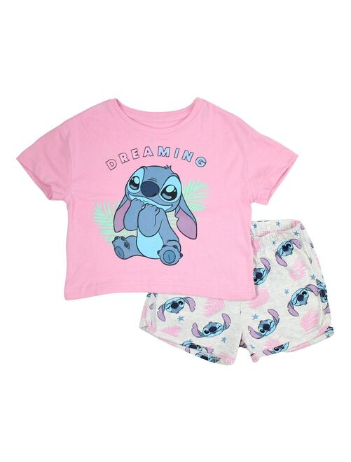 Disney - Ensemble ​​T-shirt short fille Imprimé Lilo Et Stitch - Kiabi