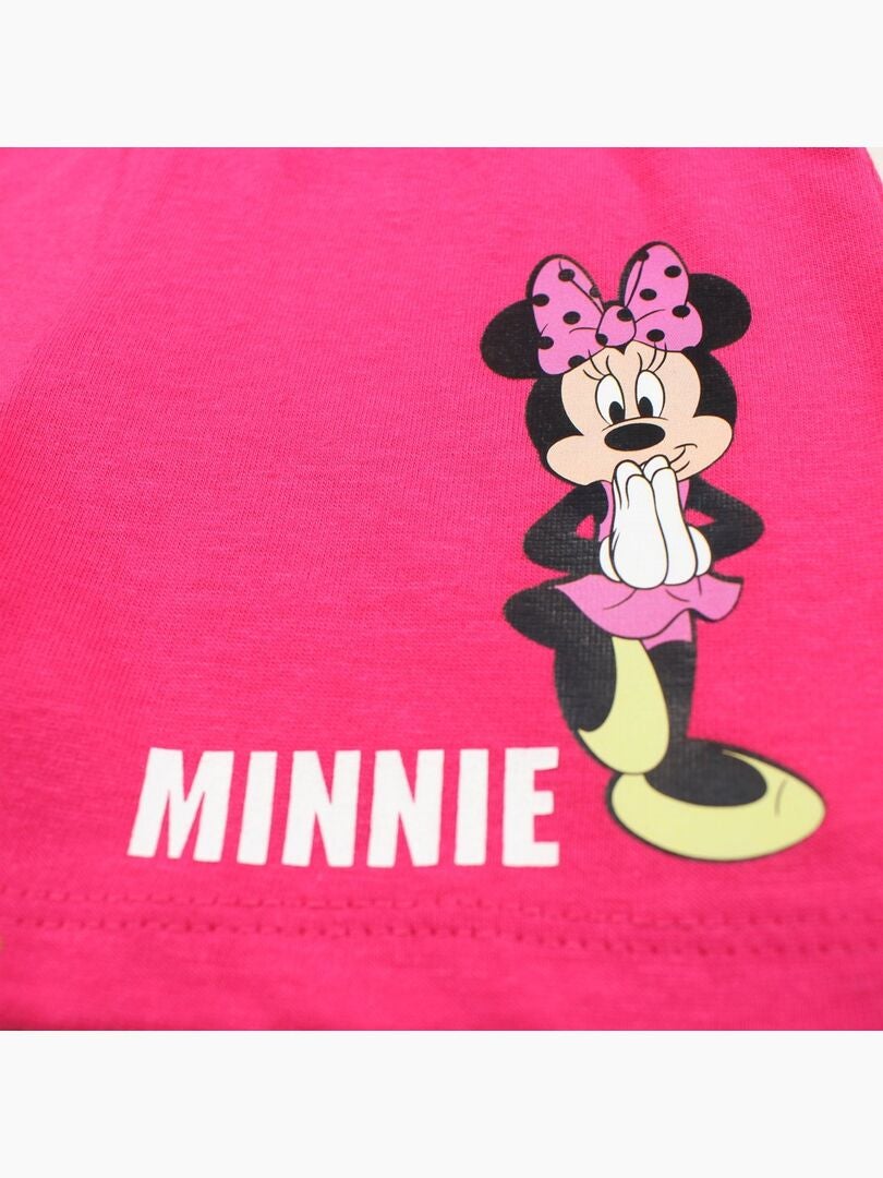 Disney - Ensemble T-shirt short fille Imprimé Minnie - Rose - Kiabi - 10.32