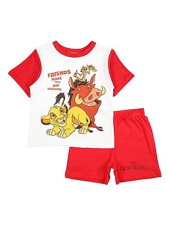 Disney - Ensemble ​​T-shirt short garçon Imprimé Le Roi Lion