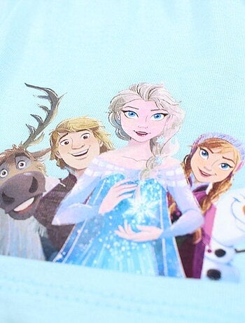 Disney - Ensemble ​​T-shirt short Imprimé La Reine Des Neiges