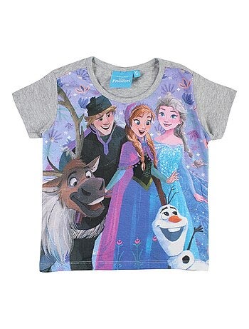 Disney - Ensemble ​​T-shirt short Imprimé La Reine Des Neiges