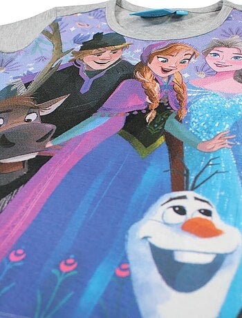 Disney - Ensemble ​​T-shirt short Imprimé La Reine Des Neiges
