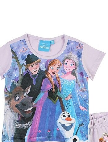 Disney - Ensemble ​​T-shirt short Imprimé La Reine Des Neiges