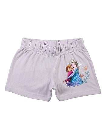 Disney - Ensemble ​​T-shirt short Imprimé La Reine Des Neiges