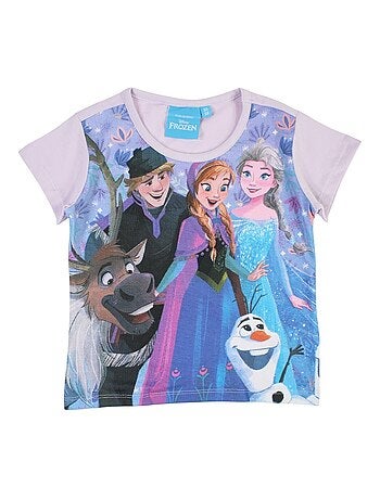 Disney - Ensemble ​​T-shirt short Imprimé La Reine Des Neiges