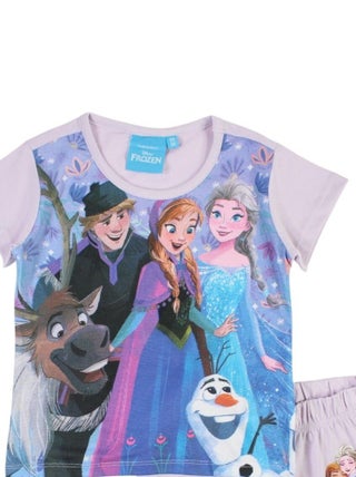 Disney - Ensemble ​​T-shirt short Imprimé La Reine Des Neiges