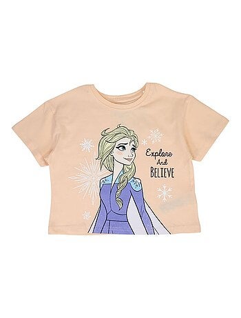 Disney - Ensemble ​​T-shirt short Imprimé La Reine Des Neiges