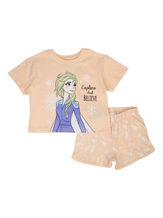 Disney - Ensemble ​​T-shirt short Imprimé La Reine Des Neiges