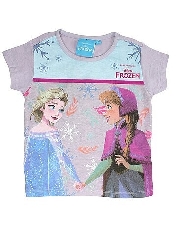 Disney - Ensemble ​​T-shirt short Imprimé La Reine Des Neiges