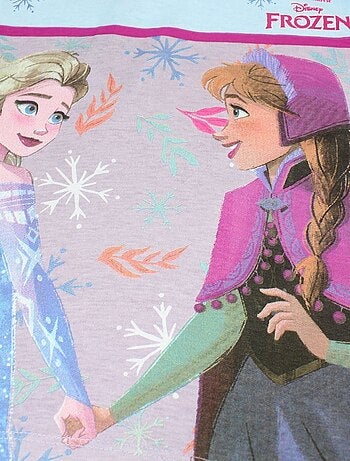 Disney - Ensemble ​​T-shirt short Imprimé La Reine Des Neiges