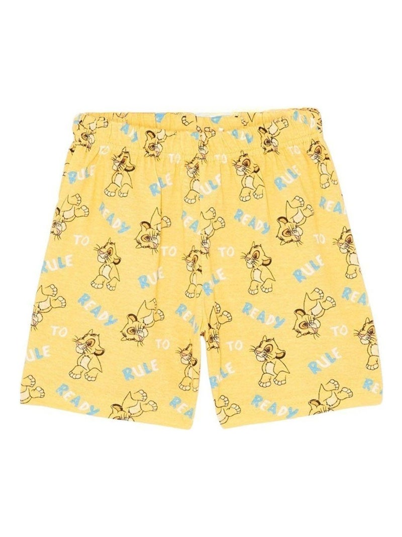 Disney - Ensemble ​​T-shirt short Imprimé Le Roi Lion Bleu - Kiabi