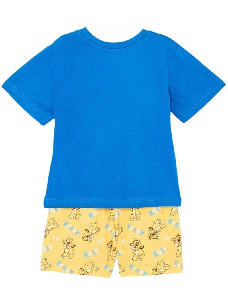 Disney - Ensemble ​​T-shirt short Imprimé Le Roi Lion Bleu - Kiabi