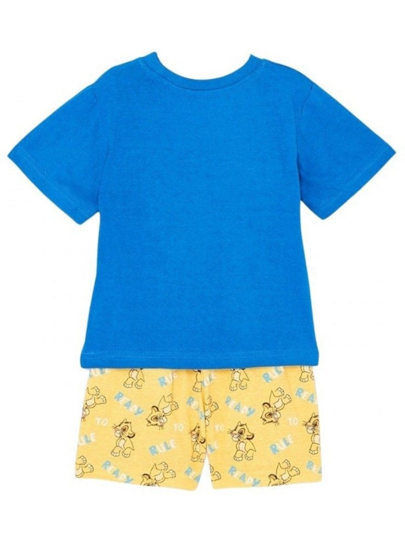 Disney - Ensemble ​​T-shirt short Imprimé Le Roi Lion Bleu - Kiabi