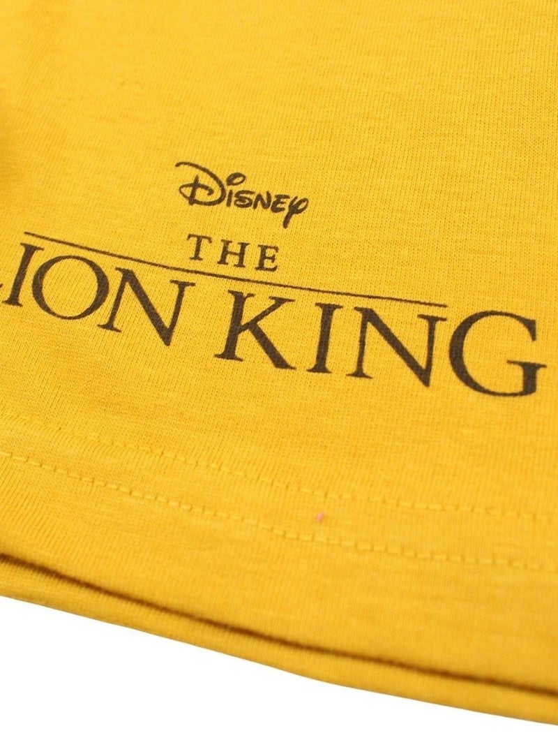 Disney - Ensemble ​​T-shirt short Imprimé Le Roi Lion Jaune - Kiabi