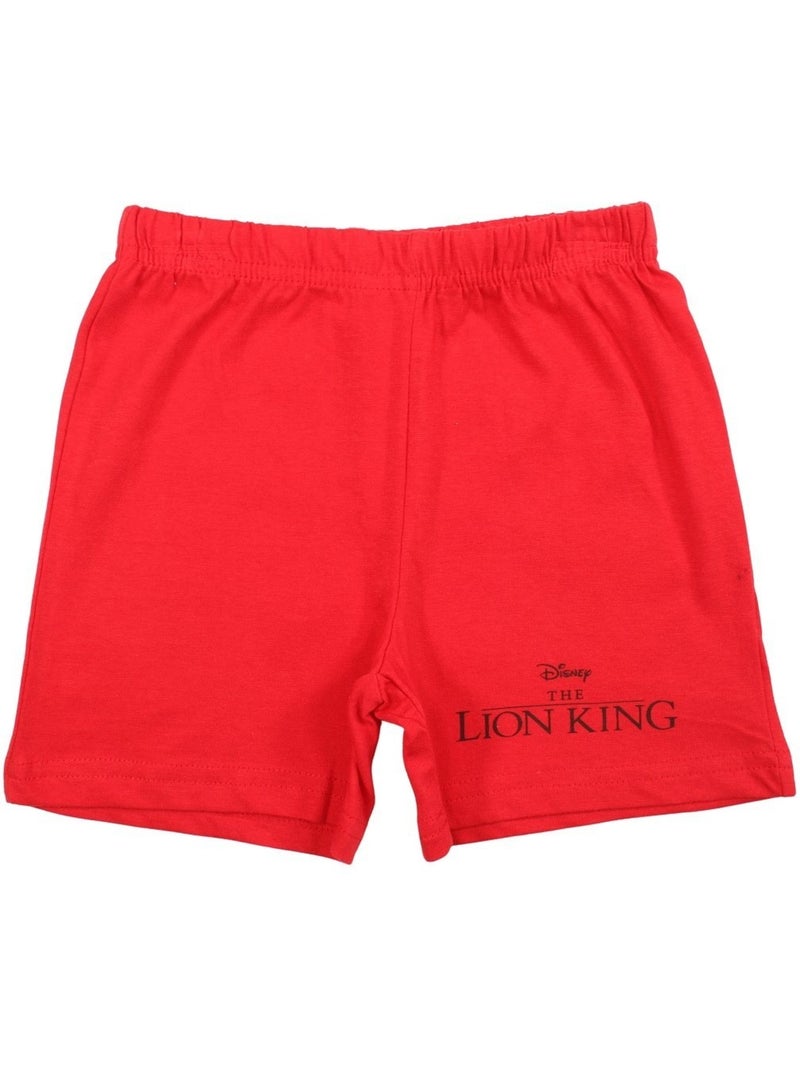 Disney - Ensemble ​​T-shirt short Imprimé Le Roi Lion Rouge - Kiabi