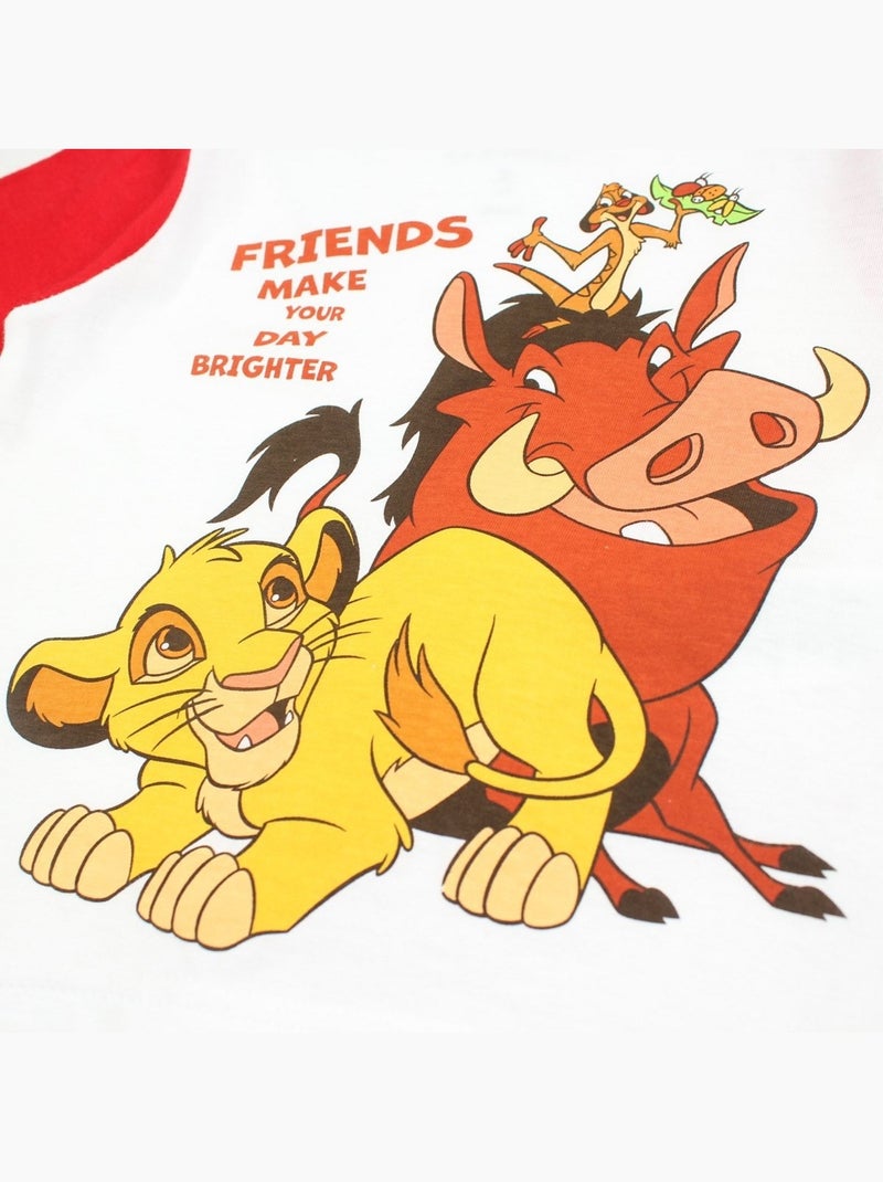 Disney - Ensemble ​​T-shirt short Imprimé Le Roi Lion Rouge - Kiabi