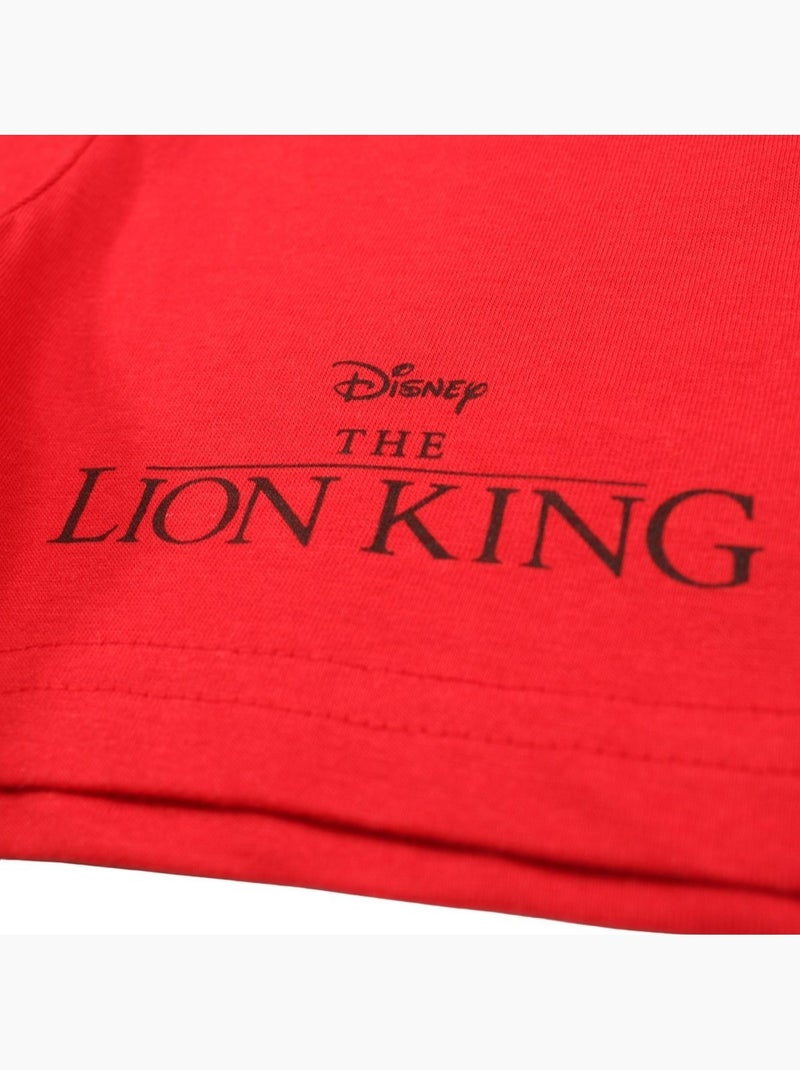Disney - Ensemble ​​T-shirt short Imprimé Le Roi Lion Rouge - Kiabi