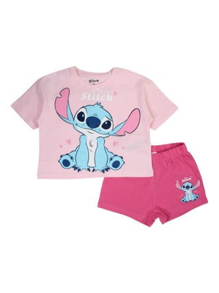 Disney - Ensemble ​​T-shirt short Imprimé Lilo Et Stitch