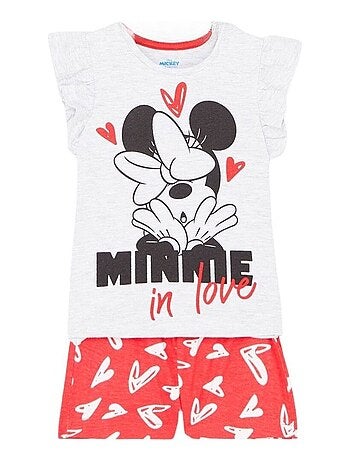 Disney - Ensemble ​​T-shirt short Imprimé Minnie