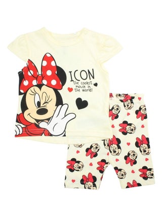 Disney - Ensemble ​​T-shirt short Imprimé Minnie