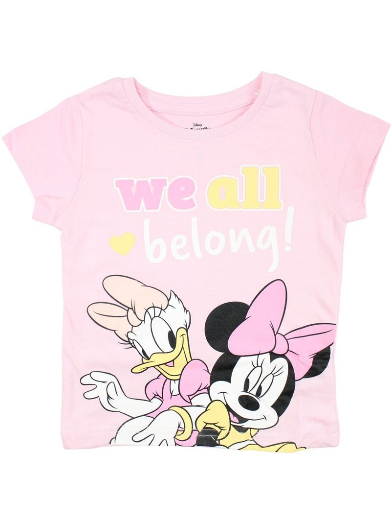 Disney - Ensemble ​​T-shirt short Imprimé Minnie Rose - Kiabi