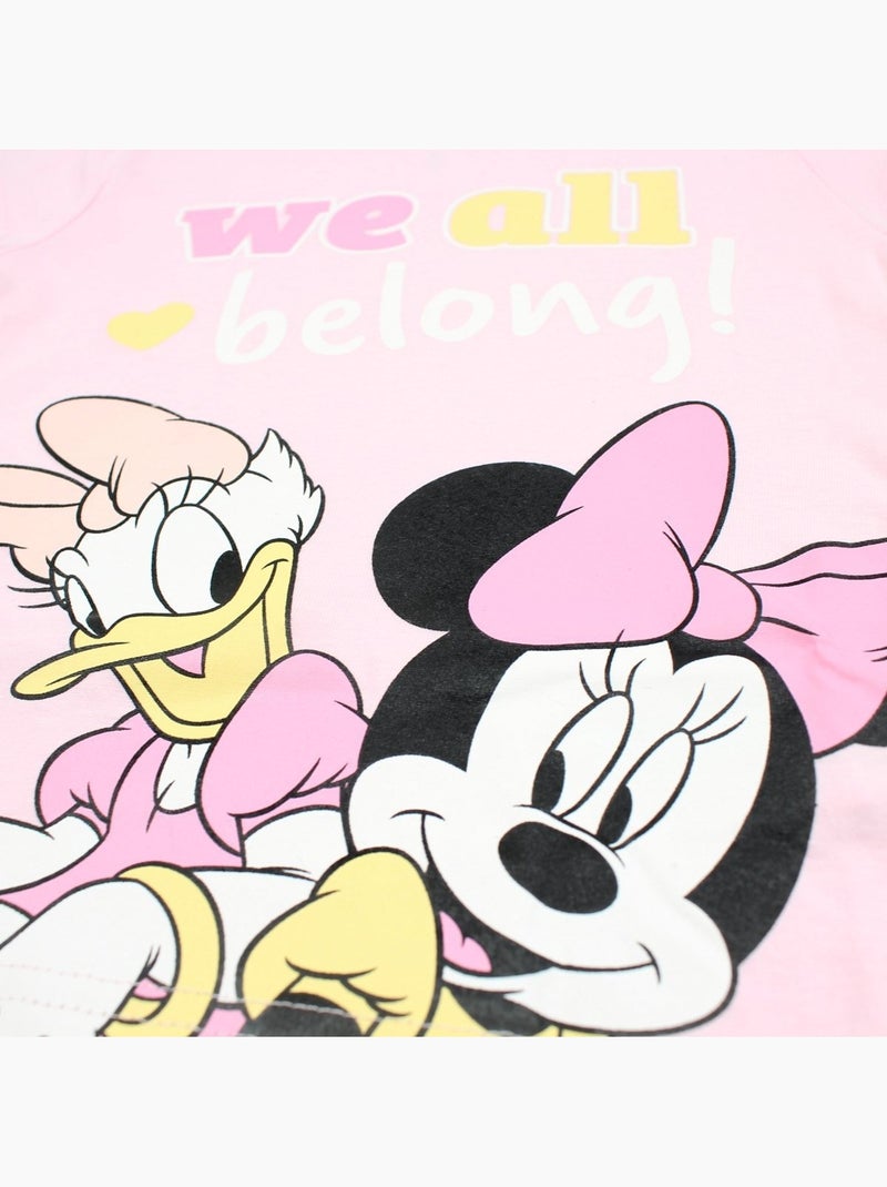 Disney - Ensemble ​​T-shirt short Imprimé Minnie Rose - Kiabi