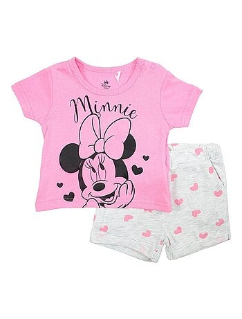 Disney - Ensemble ​​T-shirt short Imprimé Minnie