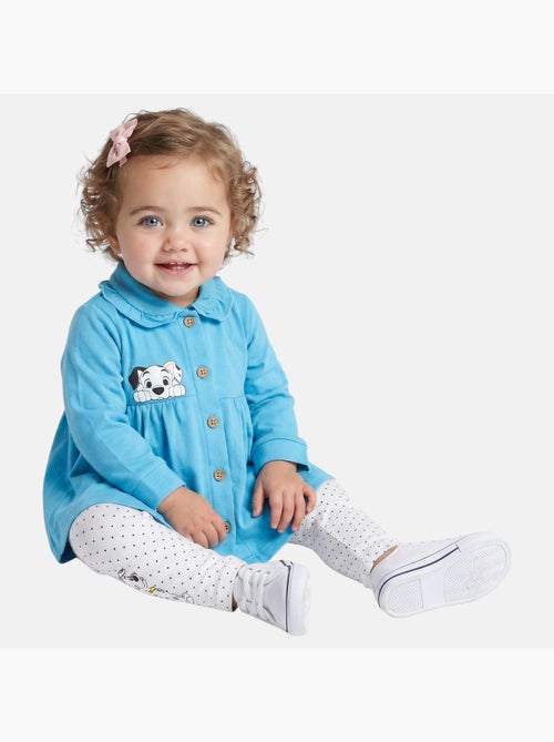 Disney - ensemble tunique et legging imprimés, finitions volantées - Kiabi Disney - ensemble tunique et legging imprimés, finitions volantées - Kiabi
