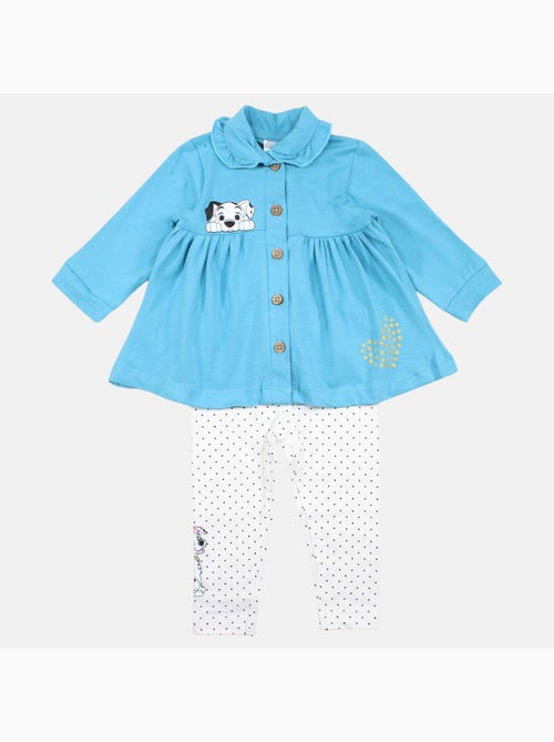 Disney - ensemble tunique et legging imprimés, finitions volantées - Kiabi Disney - ensemble tunique et legging imprimés, finitions volantées - Kiabi