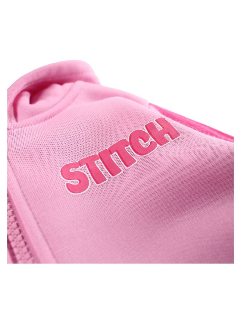 Disney - Ensemble Veste à capuche et pantalon de jogging Lilo et Stitch fille Rose clair - Kiabi