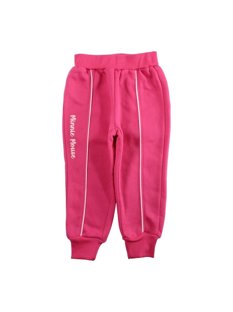 Disney - Ensemble Veste à capuche et pantalon de jogging Minnie fille Rose fushia - Kiabi