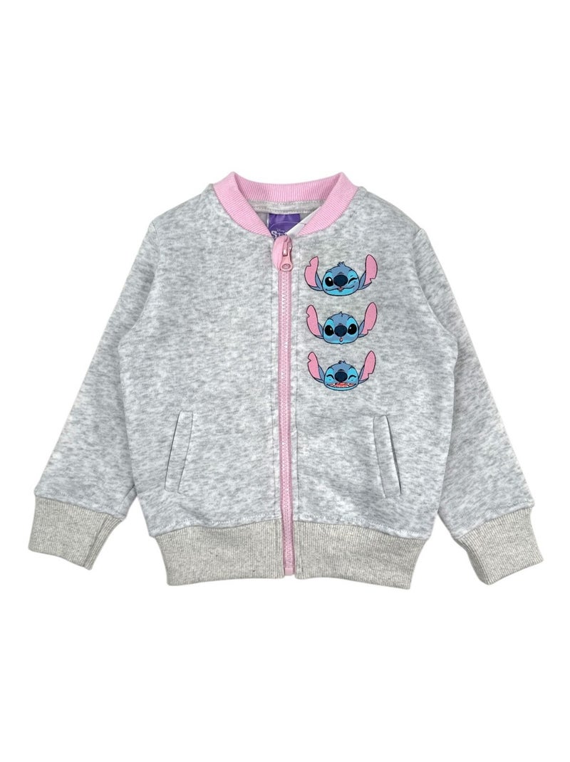 Disney - Ensemble Veste et pantalon de jogging fille Lilo et Stitch Gris - Kiabi