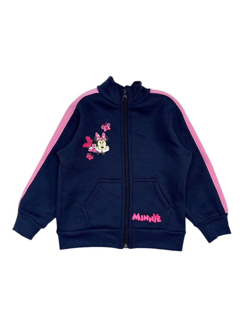 Disney - Ensemble Veste et pantalon de jogging fille Minnie Bleu marine - Kiabi