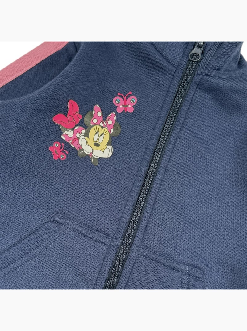 Disney - Ensemble Veste et pantalon de jogging fille Minnie Bleu marine - Kiabi